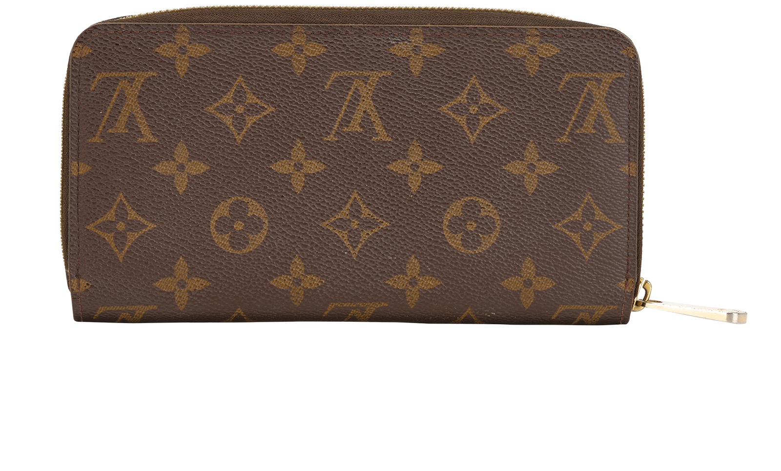 Louis Vuitton Zippy Wallet, &pound;295, Accessories, Brown, Canvas, Back view
